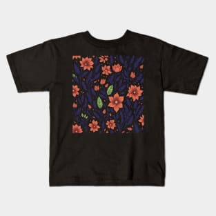 seamless flower pattern Kids T-Shirt